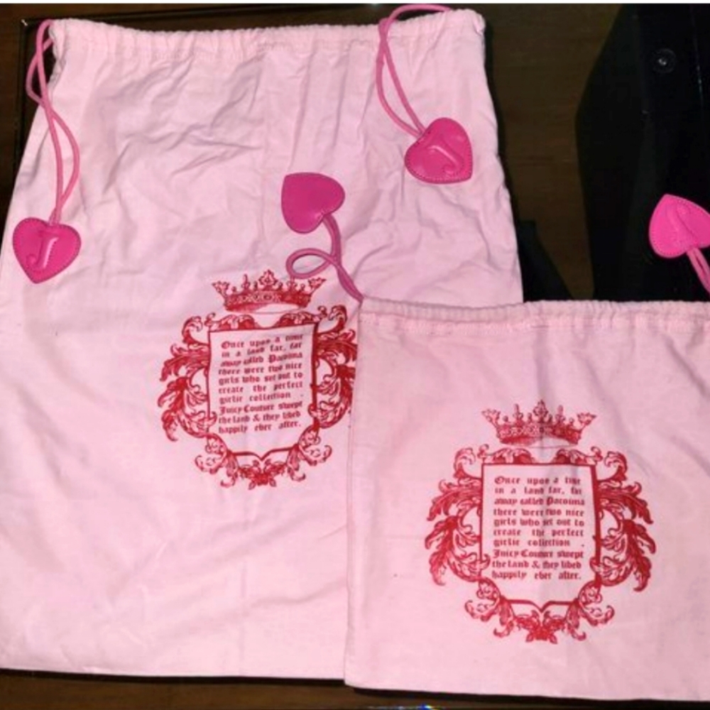 Juicy Couture dust bags